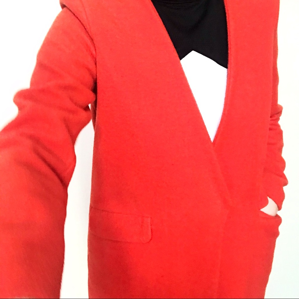 Orange Angular Coat - image 5